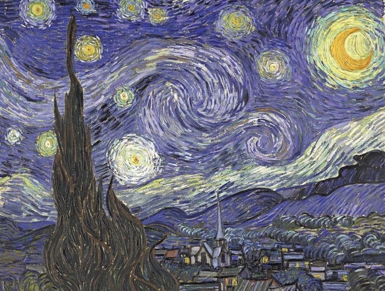 Van Gogh - sterrennacht reproductie