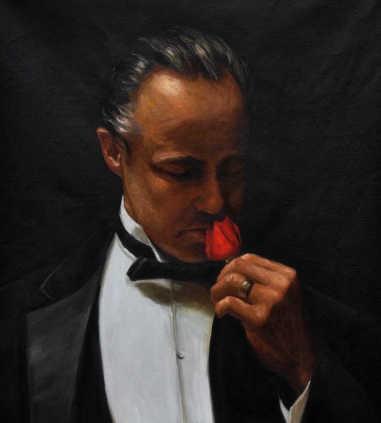 The Godfather olieverfschilderij